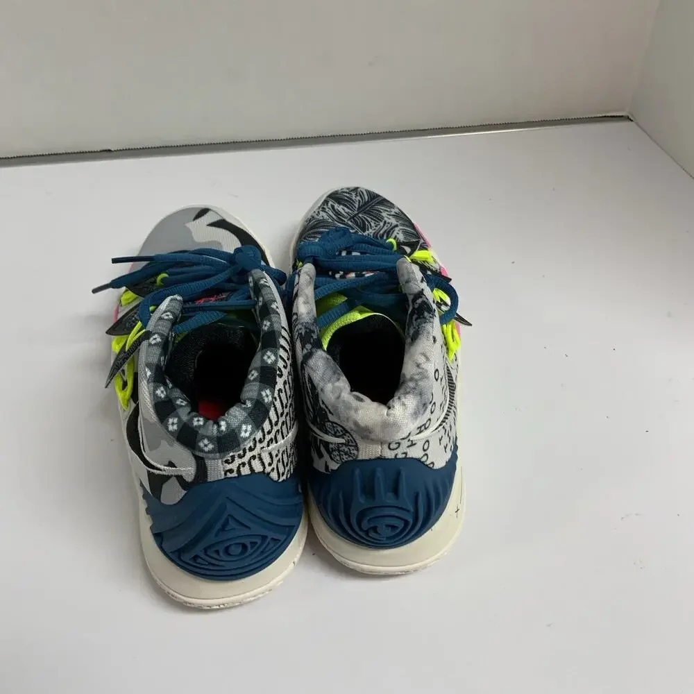 Nike Kybrid S2 GS What The Neon CV0097 002 Size 4.5 Kids Kyrie Basketball Shoes